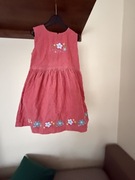 Sukienka sztruksowa 104 cm