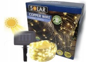 Lampki solarne drucik 150 LED - 15 metrow Impreza Ozdoba