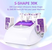 Kawitacja 30 kHz, Lipolaser, 6w1 Modelowanie sylwetki i lifting twarzy