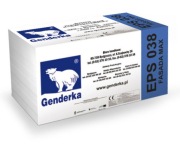 Genderka - FASADA  MAX 038 - styropian fasadowy / lambda 0,38 / 15 cm biały