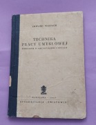 Technika Pracy Umysłowej 1947 ANTYKWARIAT 