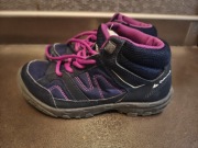 Buty Quechua granatowo różowe rozm 36 trekkingowe 