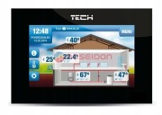 Sterownik regulator pokojowy przewodowy czarny st-2801 open therm TECH