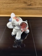 Stary porcelanowy słonik słoń vintage PRL