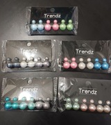 Komplet trzech par kolczyków 