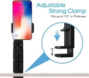 PRZENOŚNY PODRÓŻNY SOLIDNY OBRACANY 360 UCHWYT STATYW NA TELEFON