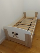 Łóżko dziecinne 160 cm x 80 cm, rama i dno z szufladami; Abra