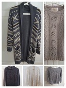 Zestaw swetry r. XS S H&M Reserved Next