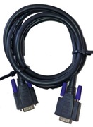 Kabel Hama D-Sub (VGA) - D-Sub (VGA) 1,8 m czarny z ferrytem