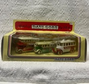 LLEDO Autko do kolekcji Bus Autobus ZESTAW 3 AUTOBUSY