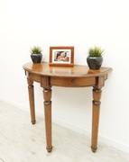 Stylowa półokrągła konsola. Po renowacji.