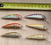 Wobler TP HM pstrąg , troć zestaw 6szt 