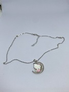 Uroczy Unikatowy Łańcuszek Wisiorek Sanrio Hello Kitty na Księżycu