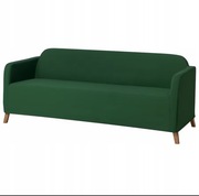 IKEA LINANAS Ochraniacz na sofę 3-osobową, Vissle ciemnozielony
