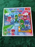 Puzzle Trefl PJ Masks 2w1 zestaw puzzli po 50 elementów