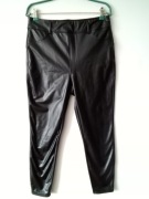 Halara legginsy 7/8 z ekoskóry rozmiar L