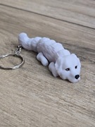 Breloczek Great Pyrenees 3d - Seria Psów Brelok Druk3d fidget Keychain