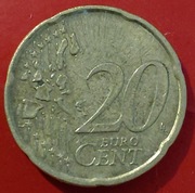 Niemcy. 20 eurocentów.2002F.