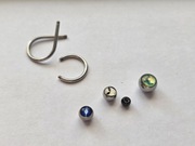 Elementy kolczyków do pępka