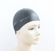 SPOKEY Czepek kąpielowy silikonowy CZARNY MAT Nr 5212 Zestaw=3 sztuki