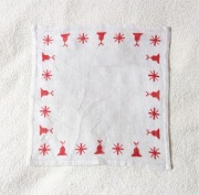 Serwetka ręcznie haftowana haft krzyżykowy święta