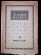 SPOTKANIA WŁOSKIE Brandys .błąd introl.kartki nie są rozcięte patrz zdjęcia