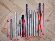 Sztyca rowerowa (wspornik siodła) 25.4"