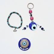 TURCJA Zestaw magnes bransoletka brelok ozdobny Oko Proroka Made in Turcja