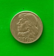 Moneta 10 zł Kościuszko 1960 r bardzo dobry stan