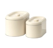 IKEA BEROMLIG pojemniki puszki metalowe 2 sztuki