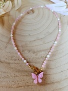 Naszyjnik Choker z Kamieni Naturalnych Agat Jadeit Kwarc Hematyt 