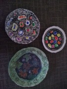 Ręcznie malowane talerze a'la PRL