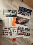 Zestaw prospektów reklamowych czasopismo Volkswagen 1981 Golf Passat unikat