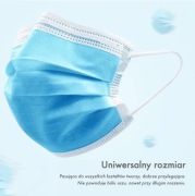 3-warstowe maski ochronne TOP JAKOŚĆ 50szt. 