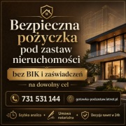 Pożyczka pod zastaw nieruchomosci bez BIK,ZUS I US Stargard