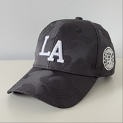 Nowa Czapka LA Los Angeles – Moro + Biały Haft 3D – Unisex