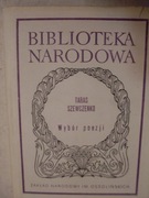 Szewczenko Wybór poezji BN 