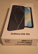 SAMSUNG GALAXY A16 4/128GB 5G, NOWY Z SZYBĄ ANTY UDERZENIOWĄ, CZARNY