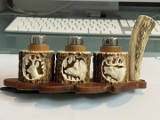 Przyprawy z poroża / trofeum myśliwskie / rękodzieło / rogi / zwierzęta