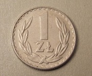 1 złoty 1978 r. Bez znaku mennicy