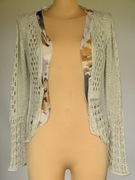 # Śliczna ażurowa narzutka - BIBA - 34 - 36 #