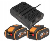 ZESTAW 2 AKUMULATORÓW PowerShare 20V 4.0 Ah PRO + ŁADOWARKA (NOWE!) 