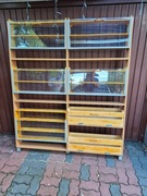 regał własnej konstrukcji na modele samochodowe 1;43 lub 1;87