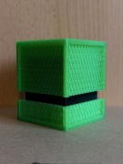 Pokemon TCG Dice Box Dragon Skin (PETG 0.20mm) transparentny zielono-czarny