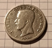 Szwecja 1910 1 Korona Srebro