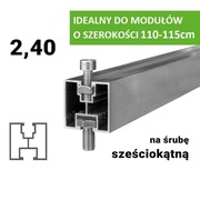 Profil montażowy 40x40 2400mm