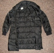 NOWA! PEPE JEANS - czarna damska długa kurtka DAKOTA. Roz. S 