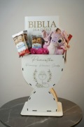 Kielich Komunijny Pamiątka Pierwszej Komunii Świętej Biblia Prezent