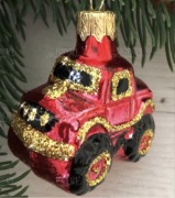 Szklana bombka choinkowa Samochód 