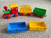 LEGO DUPLO - pociag + elementy wagonów